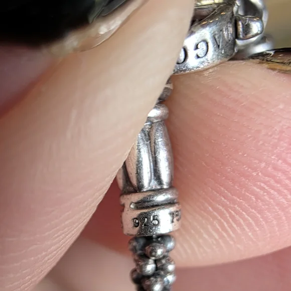 Lagos Soild 18k Gold & Sterling Silver Caviar Pearl Bracelet - Picture 8 of 10